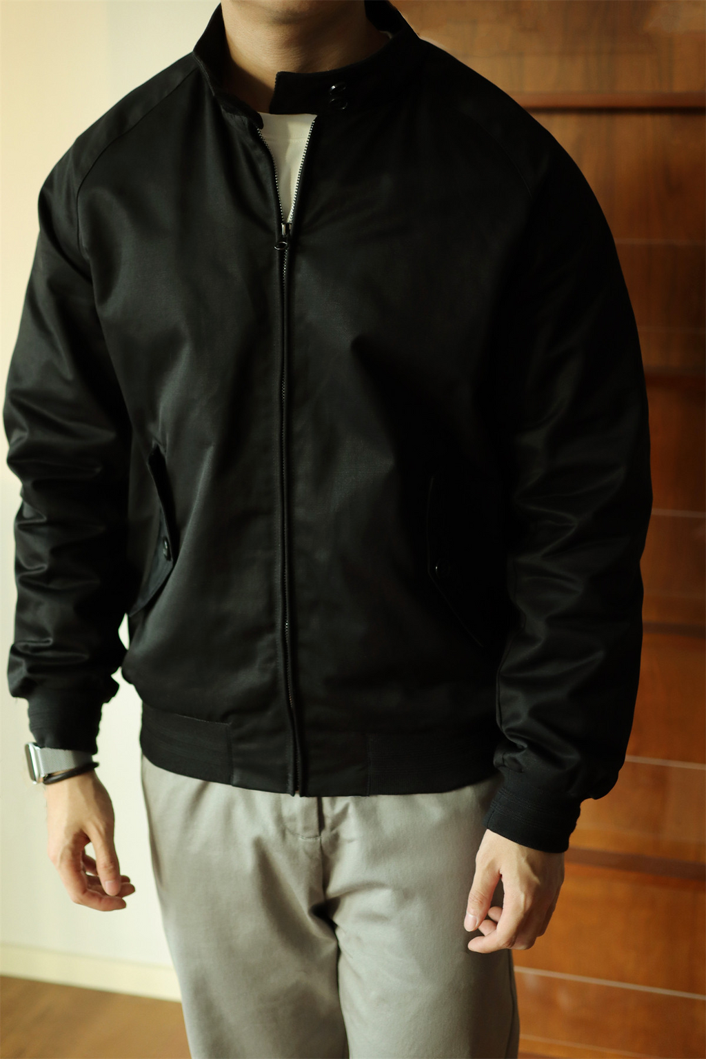 MONSEN Suitory Classic Harrington Outerwear Jacket in Cotton product image