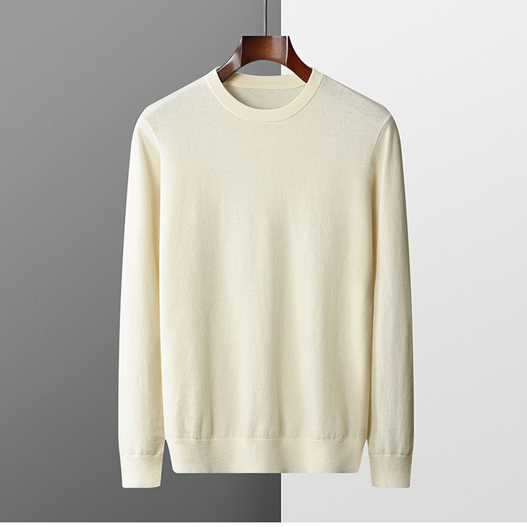 MONSEN Suitory 100% Wool Lightweight Crewneck Knit product image