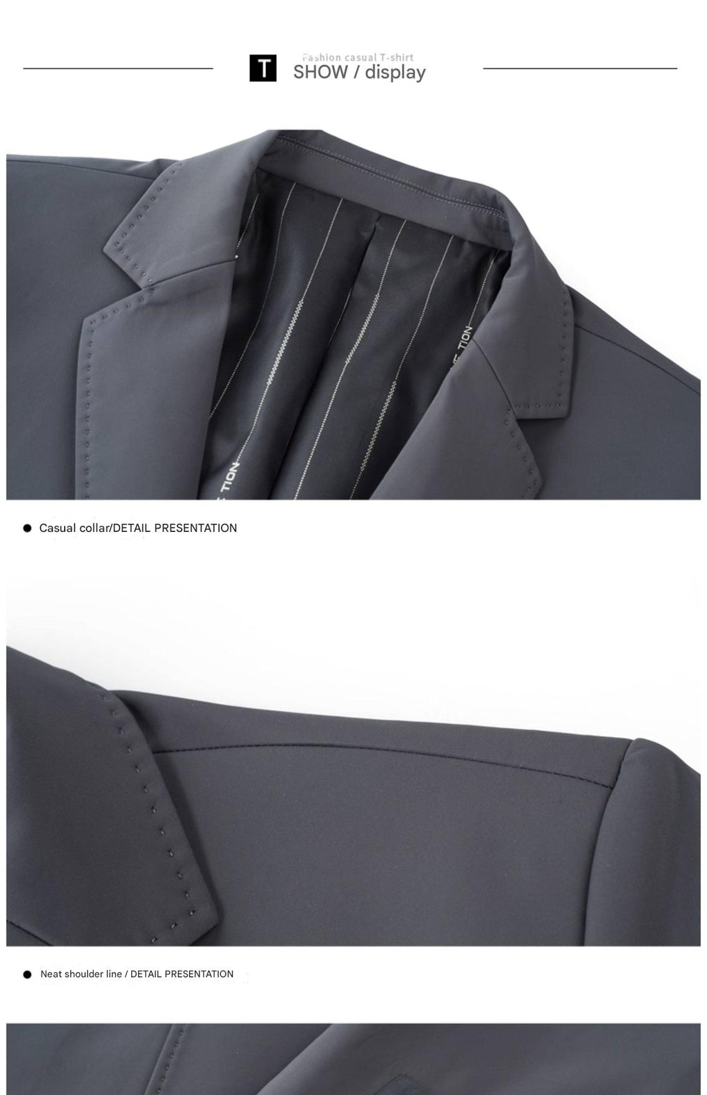 MONSEN Suitory Lightweight Anti-Wrinkle Blazer in Silk Blend product image