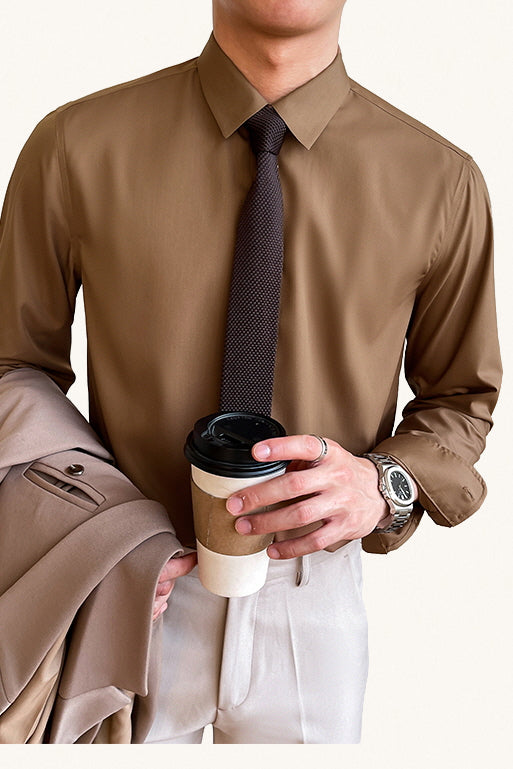 MONSEN Suitory Bamboo-Blend Wrinkle-Free Shirt in Bamboo Blend product image