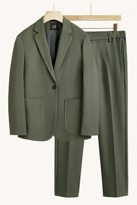 MONSEN Suitory Loose-Fit High-End Blazer/Suit in Denim product image