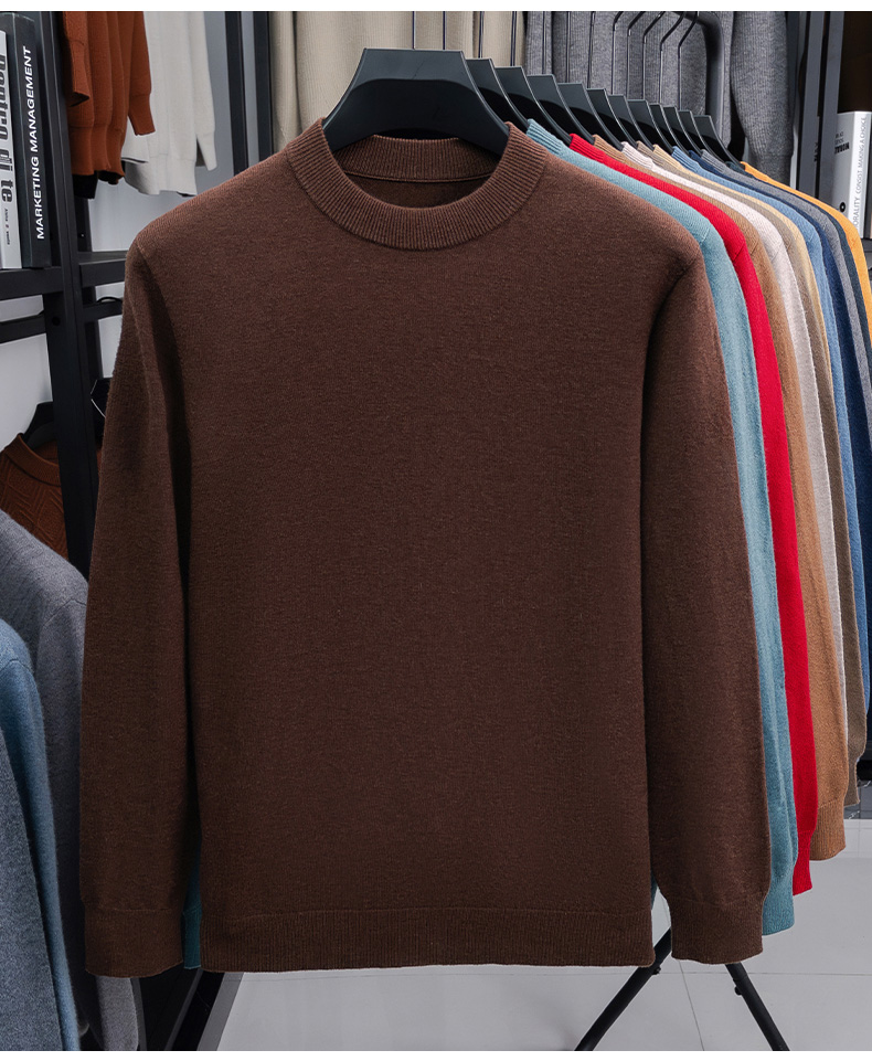 100% Wool Crew Sweater