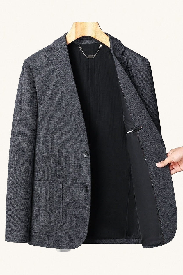 MONSEN Suitory Wool Blend Single Blazer product image