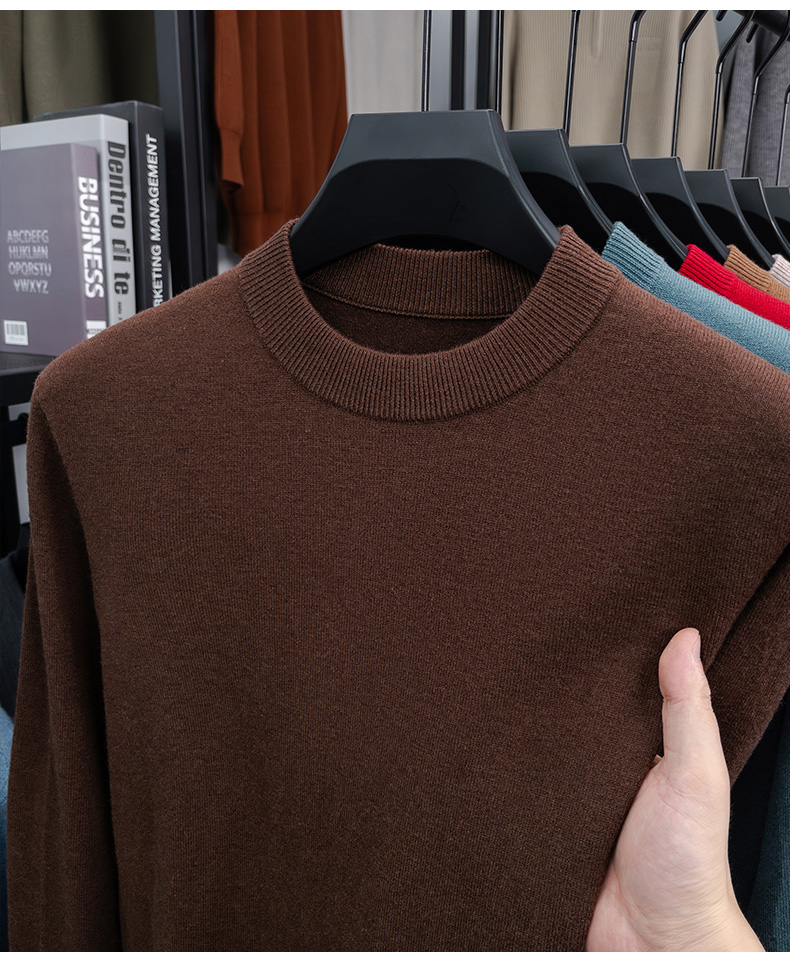 100% Wool Crew Sweater