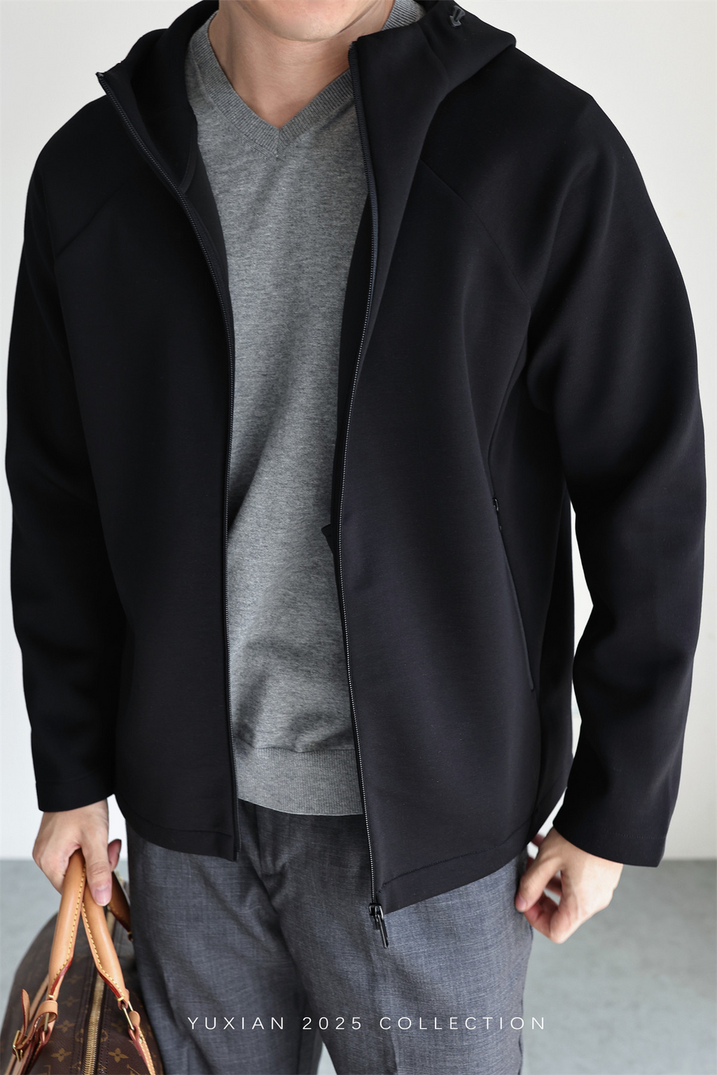 MONSEN Suitory Zero-Pressure Airfeel Cotton Hooded Zip Jacket product image
