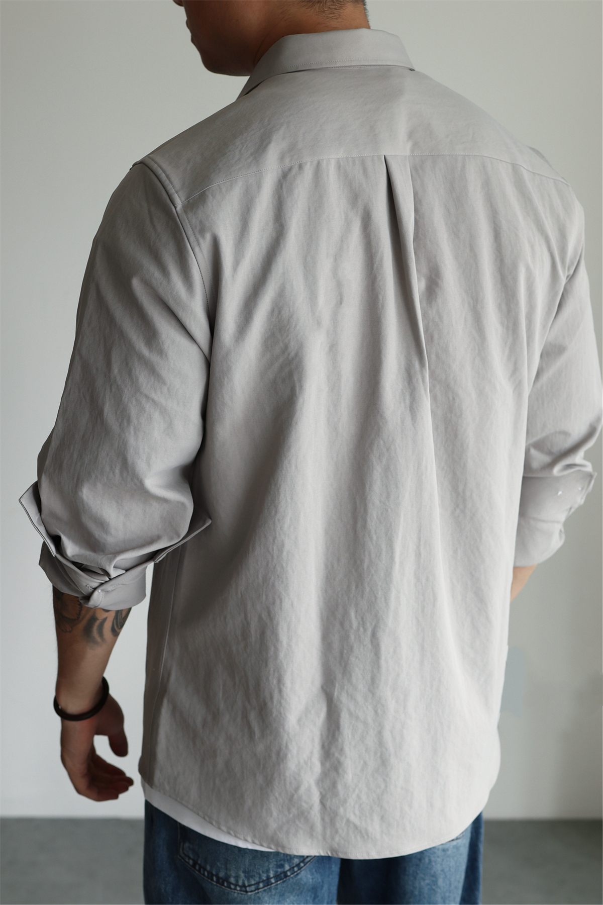 Enzyme-Washed Utility Shirt