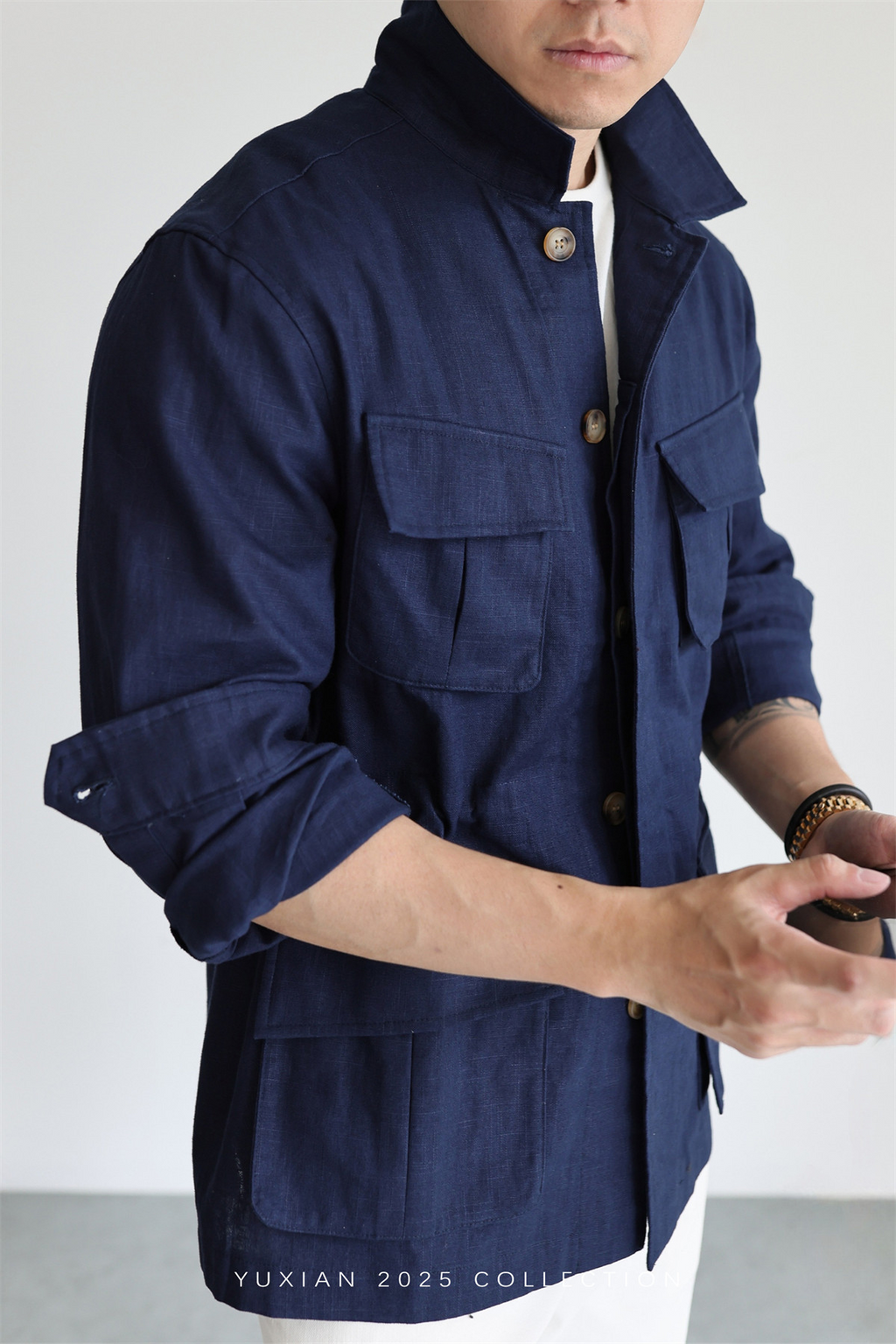 MONSEN Suitory Ramie-Cotton M42 Safari Jacket product image