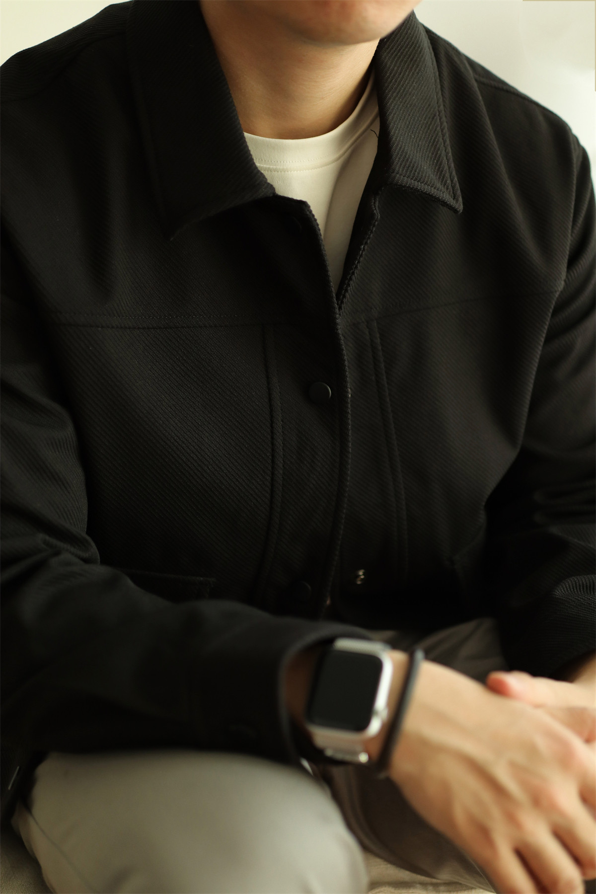 MONSEN Suitory Textured Twill Pocket Work Jacket product image