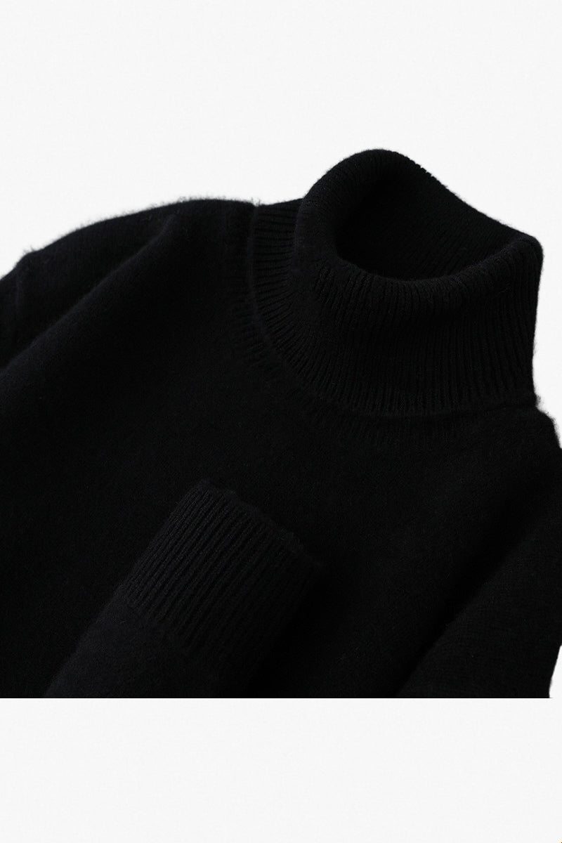MONSEN Suitory 100% Wool Turtleneck Sweater 1 product image
