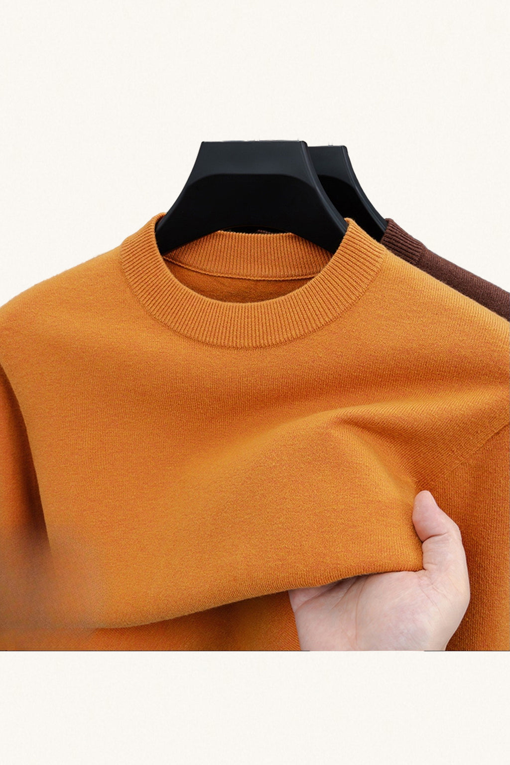 MONSEN Suitory 100% Wool Crew Sweater product image