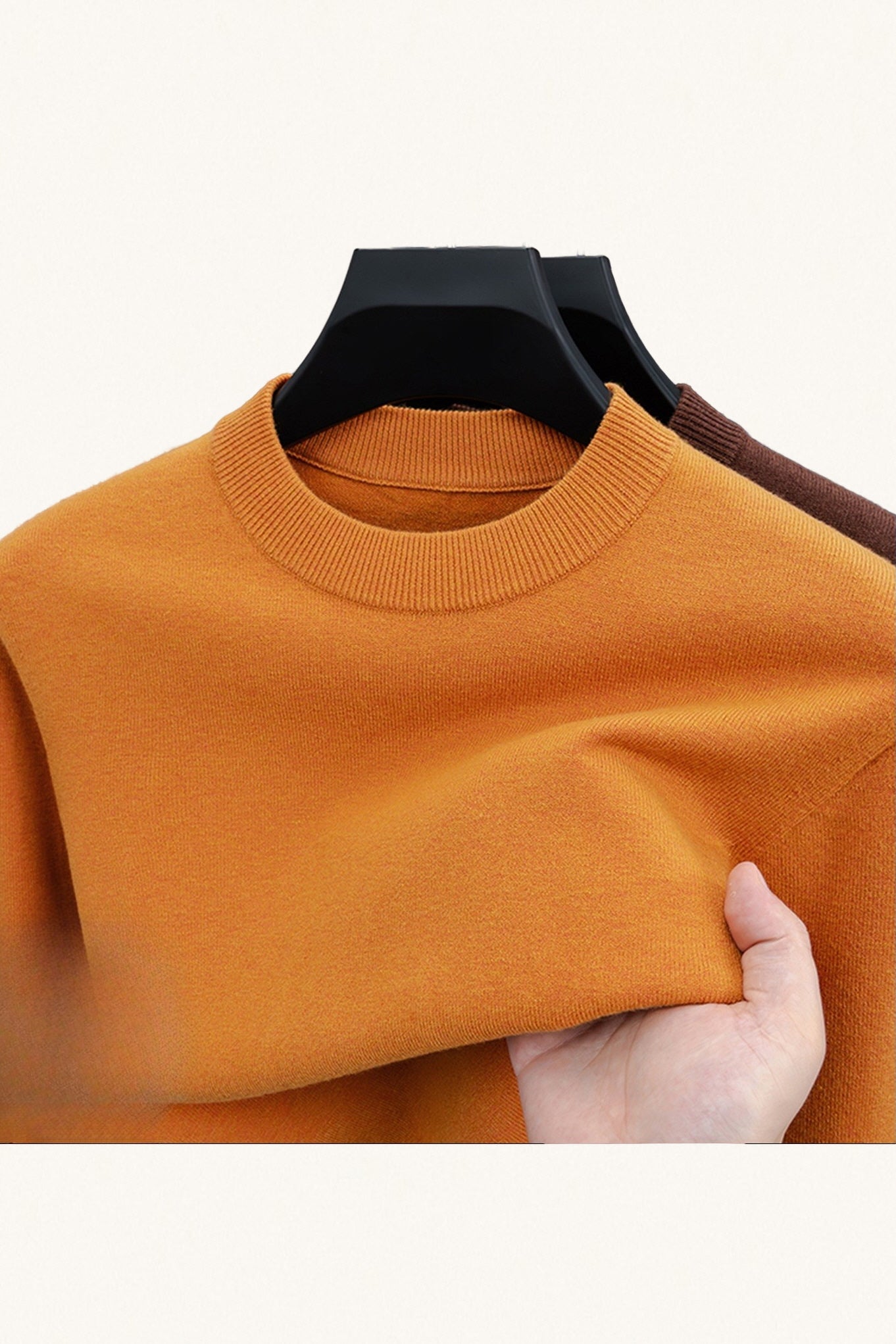 MONSEN Suitory 100% Wool Crew Sweater product image
