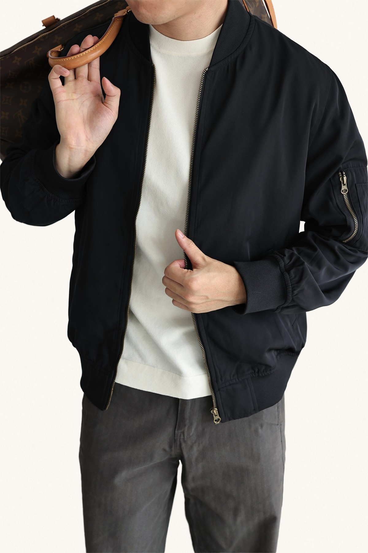 MONSEN Suitory Lightweight MA-1 Flight Jacket in Performance Blend product image