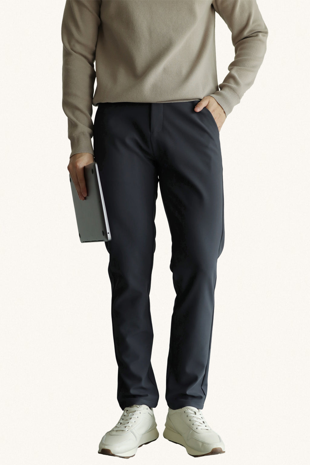 MONSEN Suitory Slim Stretch Wrinkle-Free Trousers in Performance Blend product image