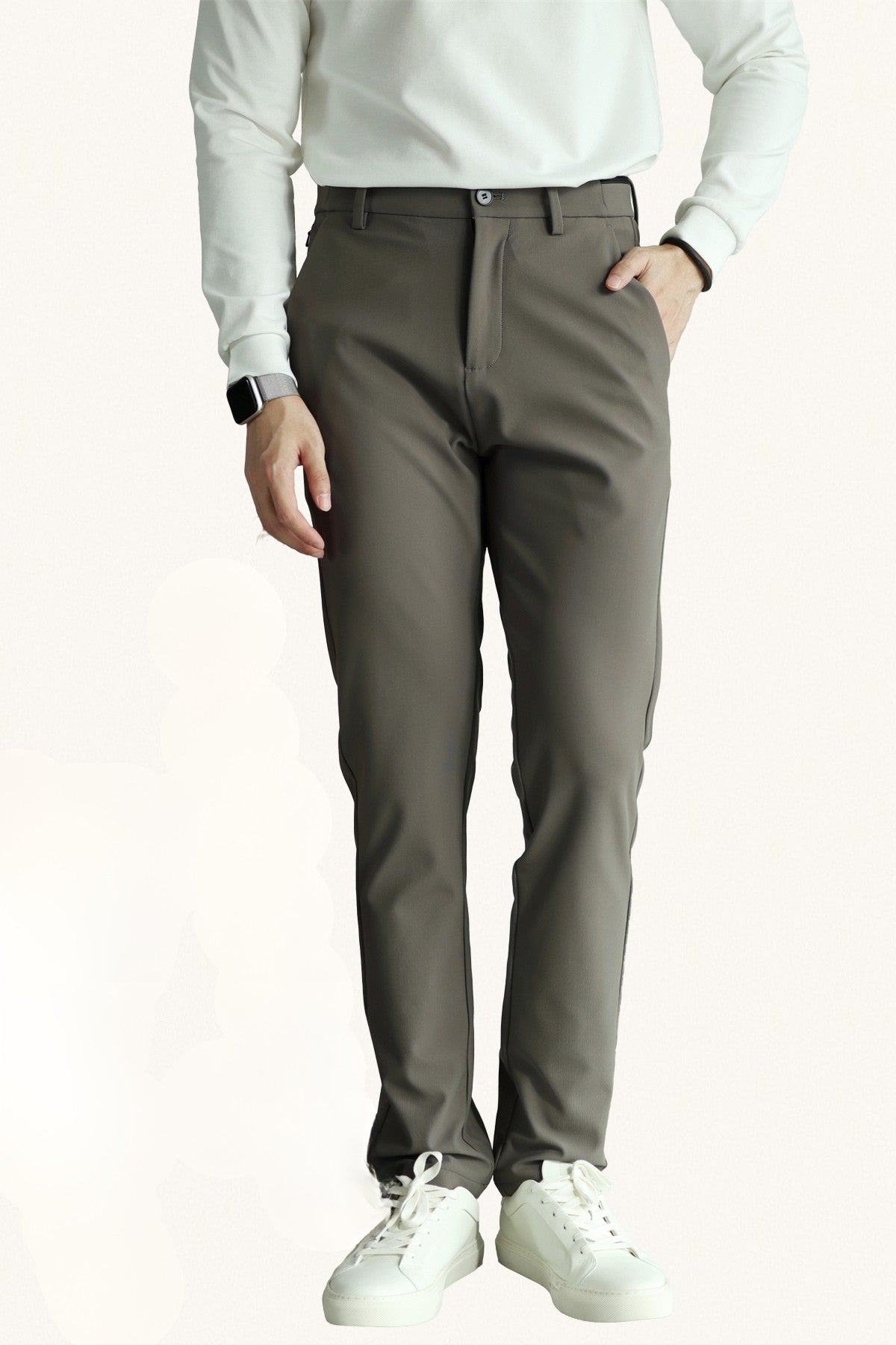 MONSEN Suitory Slim Stretch Wrinkle-Free Trousers in Performance Blend product image