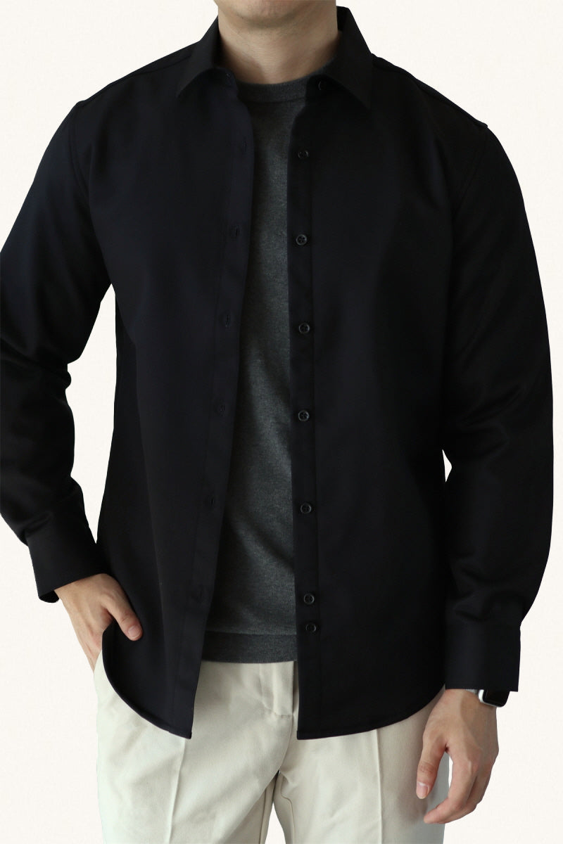 MONSEN Suitory Non-Iron Fleece-Lined Stretch Shirt product image