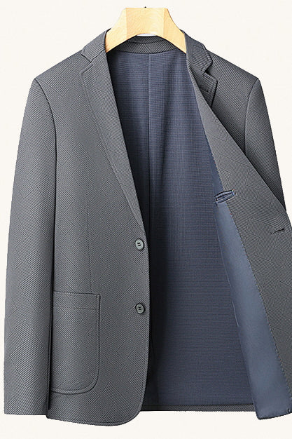 MONSEN Suitory Smart Polish, Business-Casual Blazer 2 in Denim product image