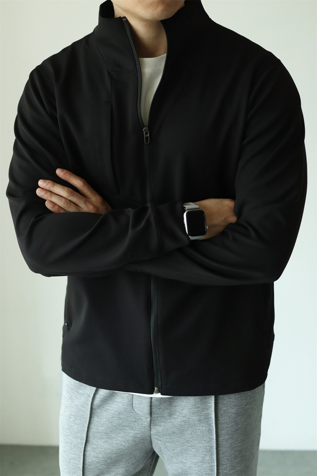 MONSEN Suitory 4-Way Stretch Stand-Collar Outerwear Jacket in Performance Blend product image