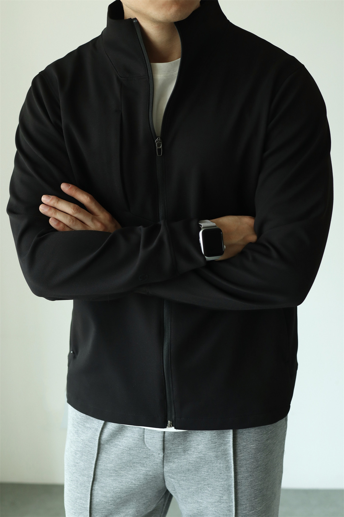 MONSEN Suitory 4-Way Stretch Stand-Collar Outerwear Jacket in Performance Blend product image