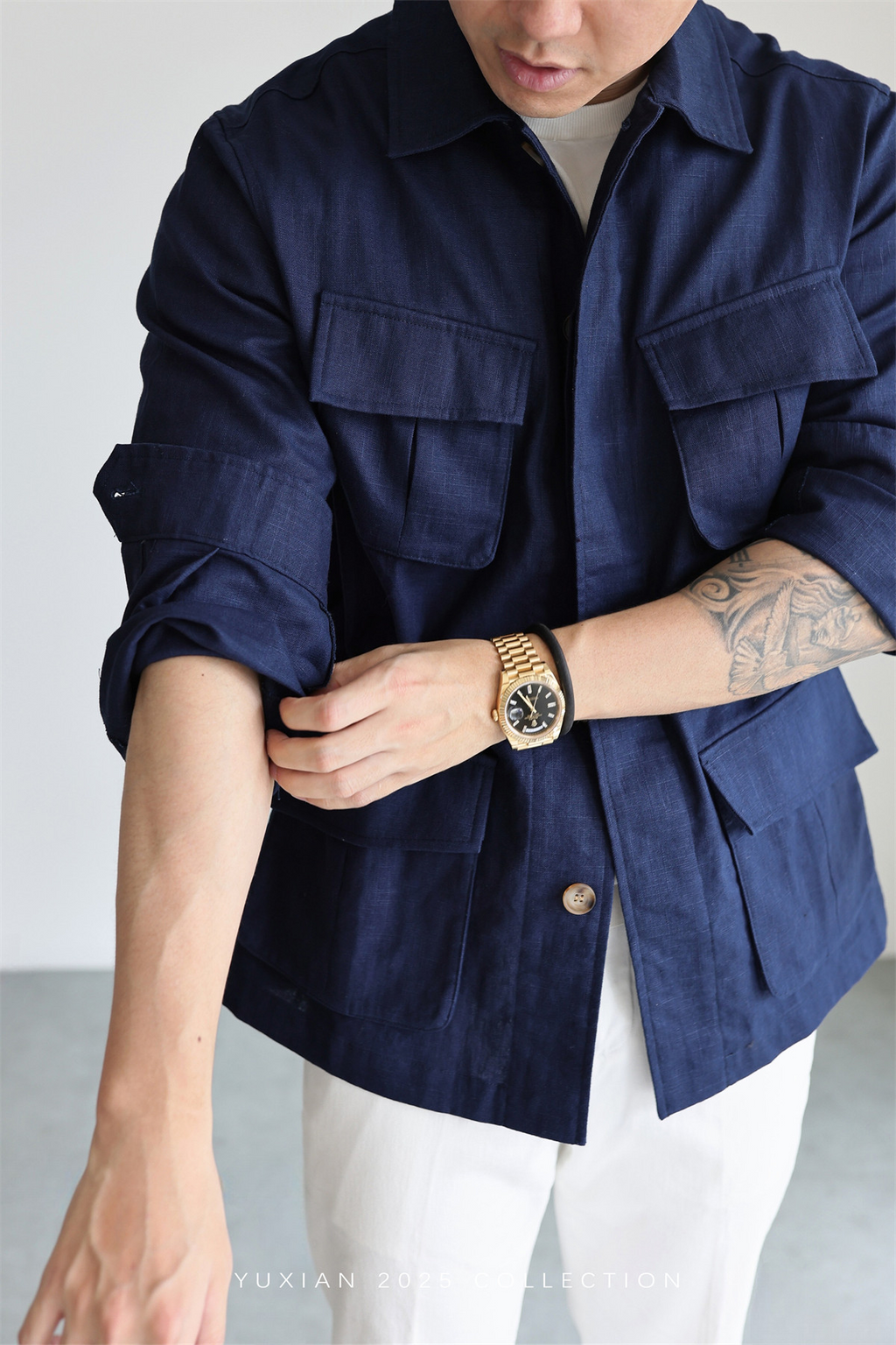 MONSEN Suitory Ramie-Cotton M42 Safari Jacket product image