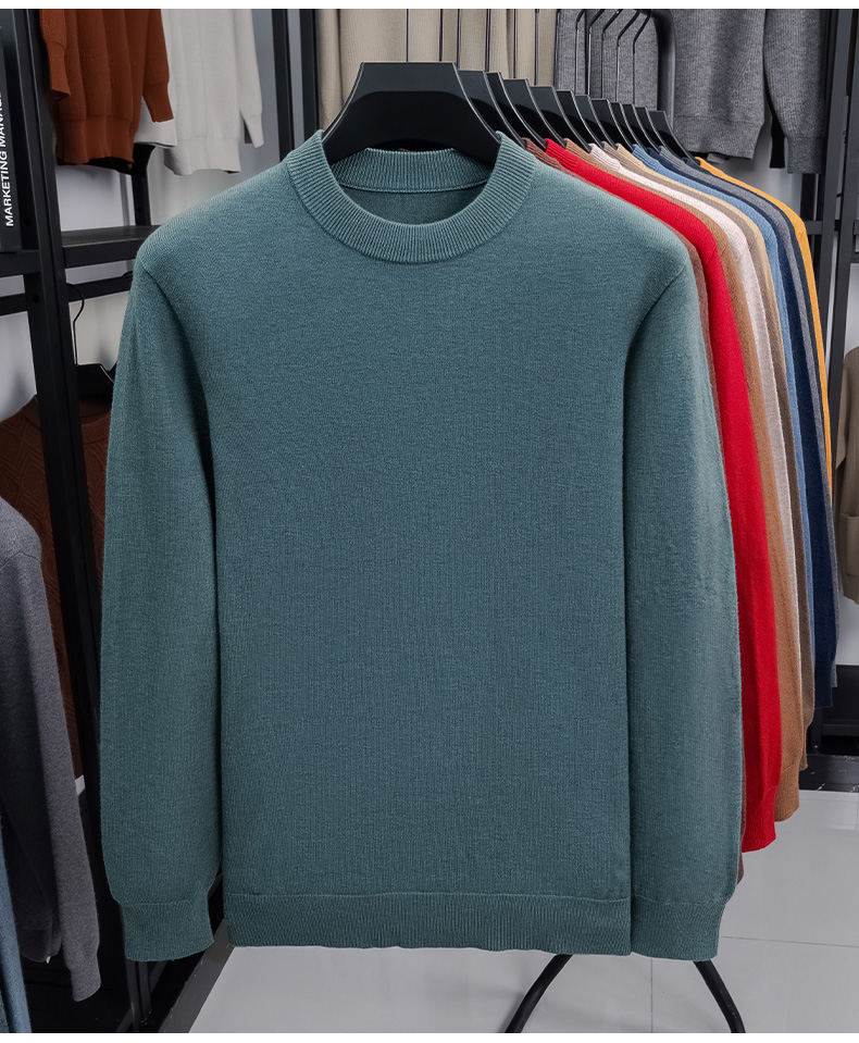 100% Wool Crew Sweater