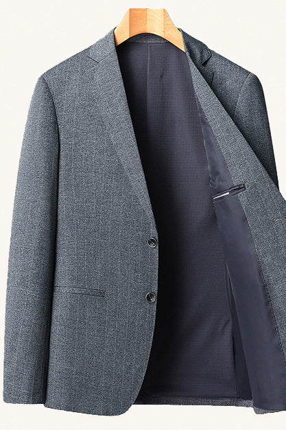 MONSEN Suitory Smart Polish, Business-Casual Blazer 1 in Denim product image