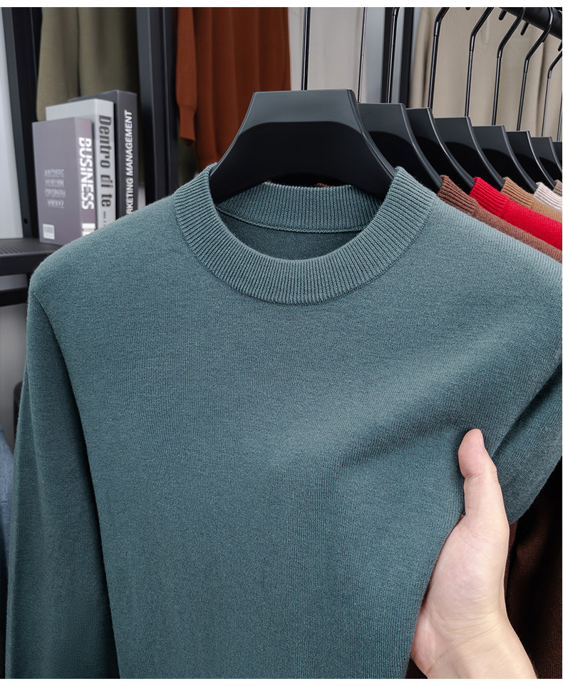100% Wool Crew Sweater