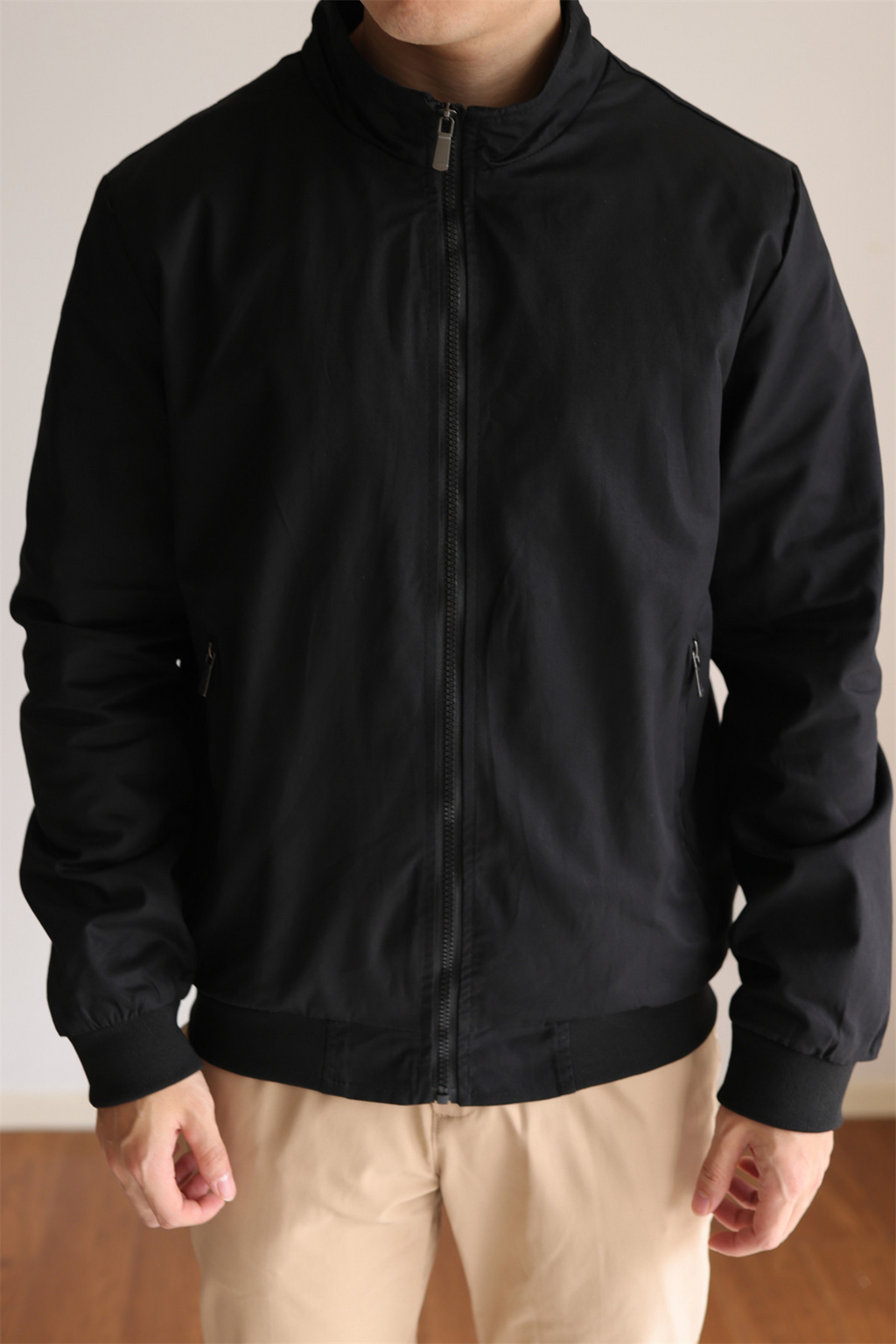 MONSEN Suitory Lightweight G9 Harrington Stand Collar Jacket in Performance Blend product image