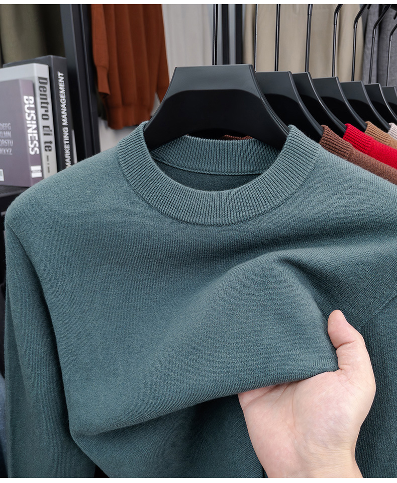 100% Wool Crew Sweater