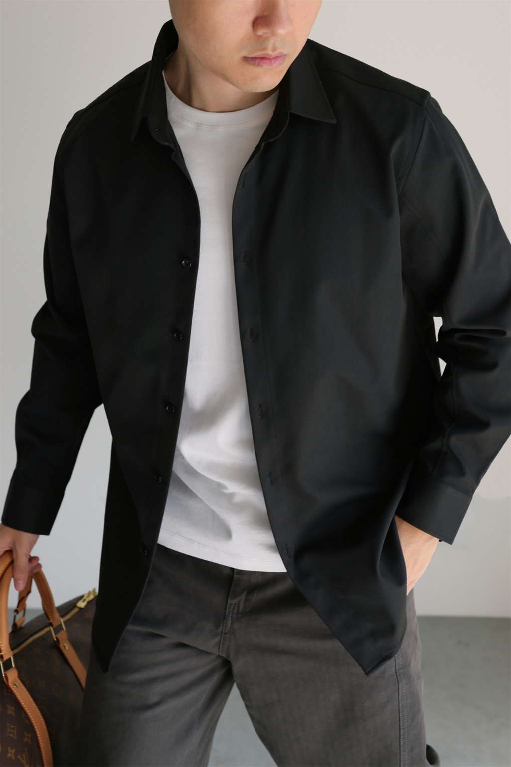 Easy-Care Cotton-Feel Shirt
