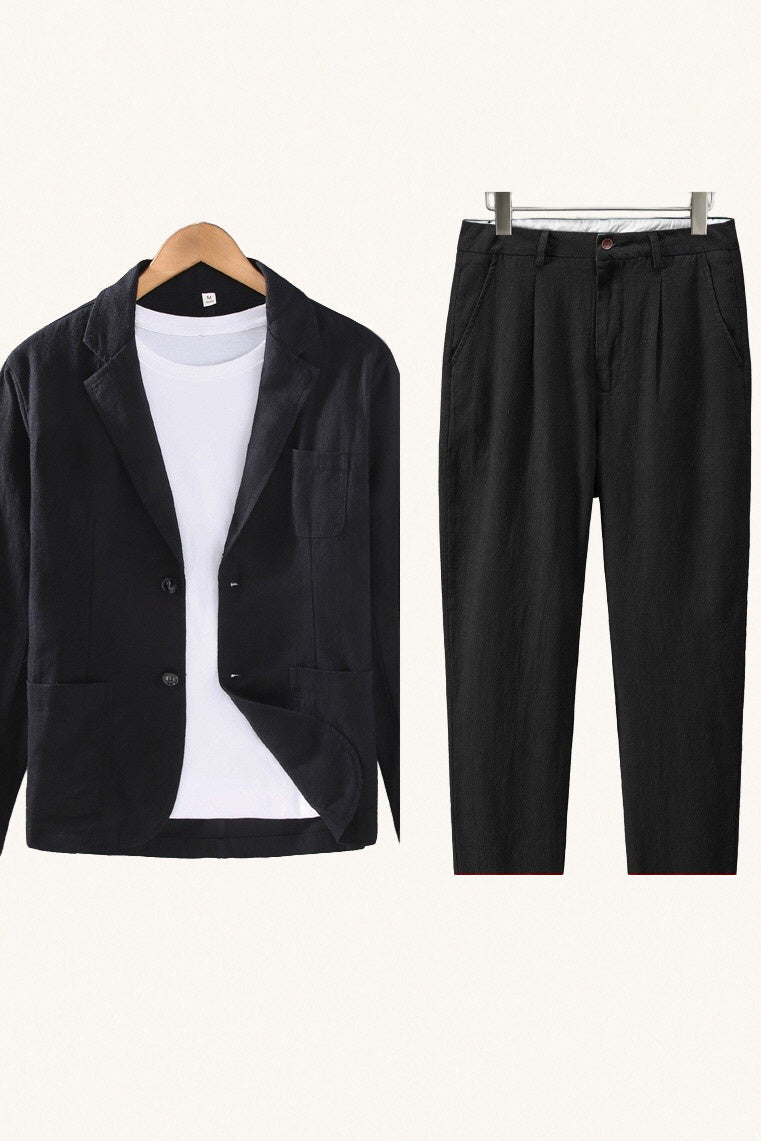MONSEN Suitory Breathable Ramie-Cotton Blazer product image