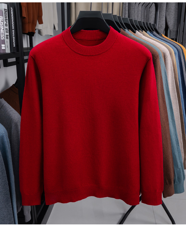 100% Wool Crew Sweater