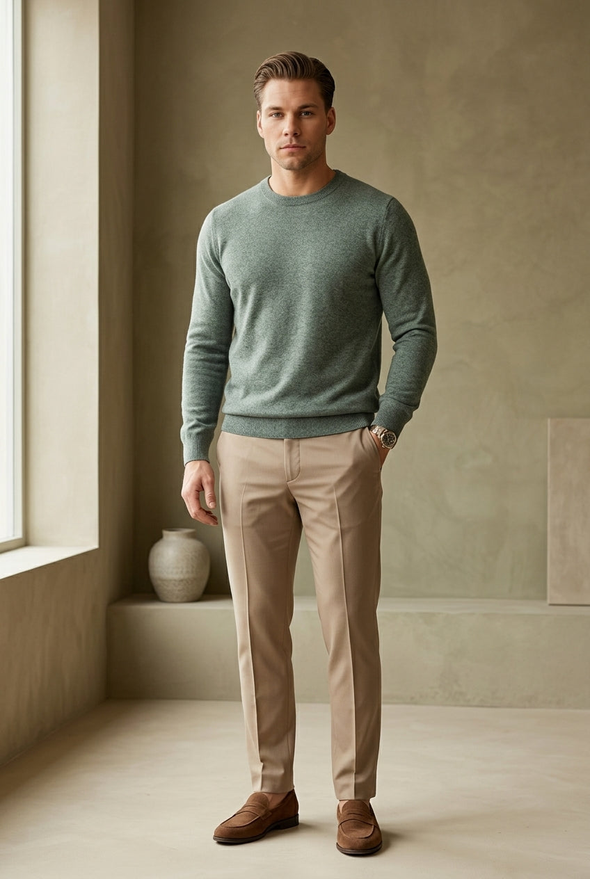 MONSEN Suitory Pure Goat Cashmere Sweater product image