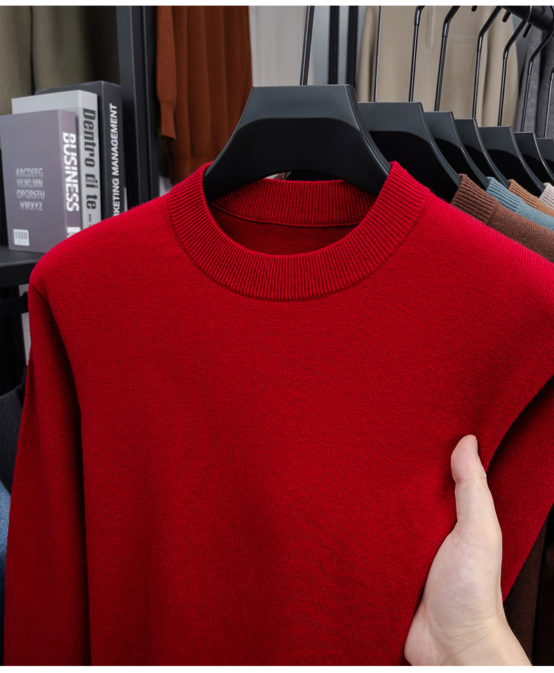 100% Wool Crew Sweater