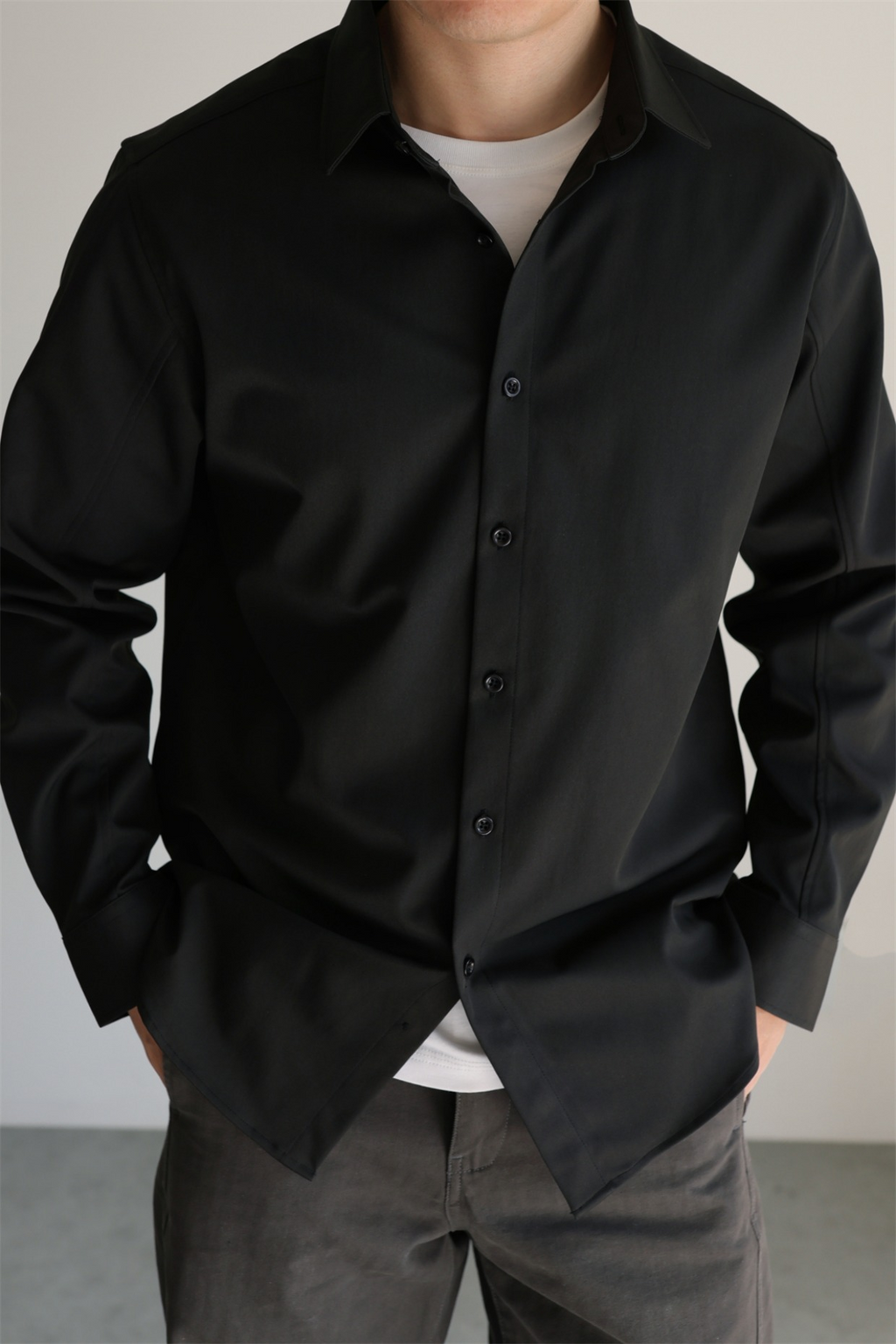Easy-Care Cotton-Feel Shirt