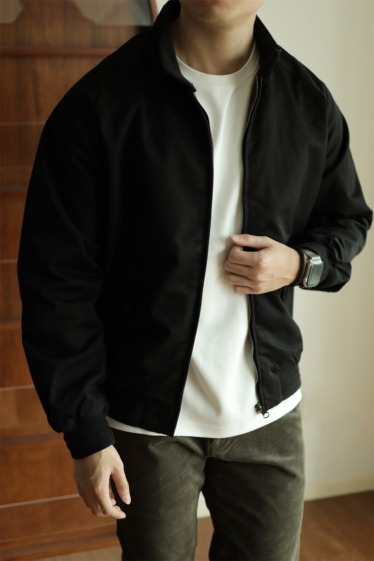 MONSEN Suitory Classic Harrington Outerwear Jacket in Cotton product image
