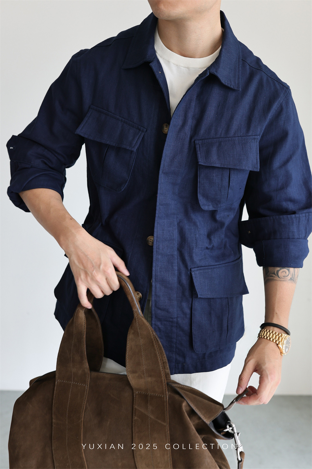 MONSEN Suitory Ramie-Cotton M42 Safari Jacket product image