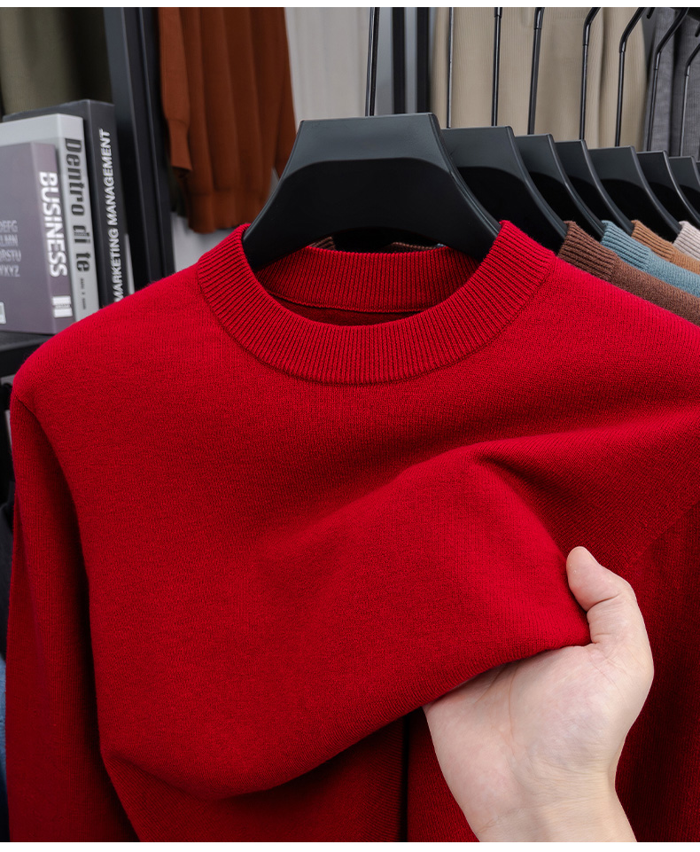 100% Wool Crew Sweater
