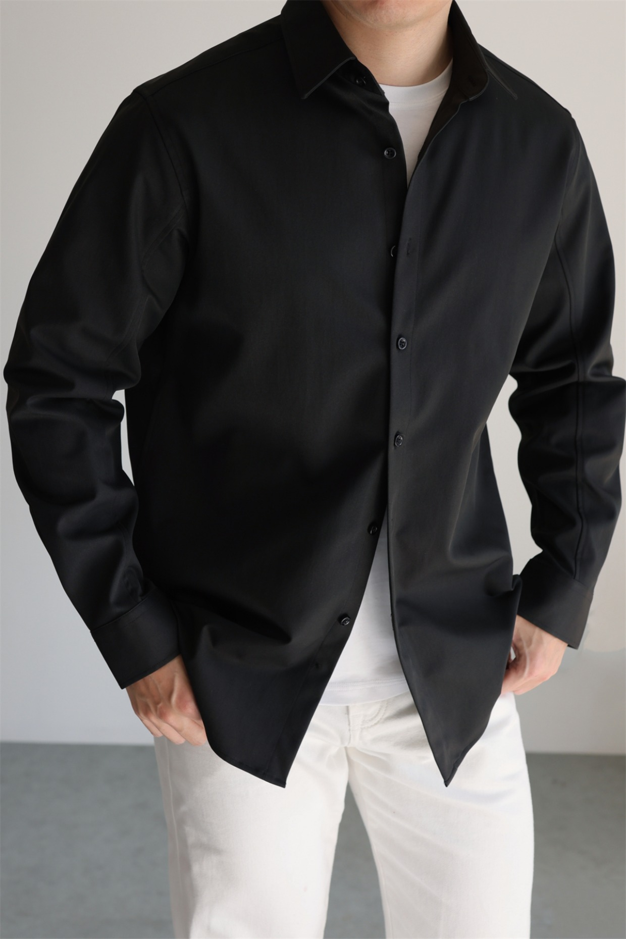 Easy-Care Cotton-Feel Shirt