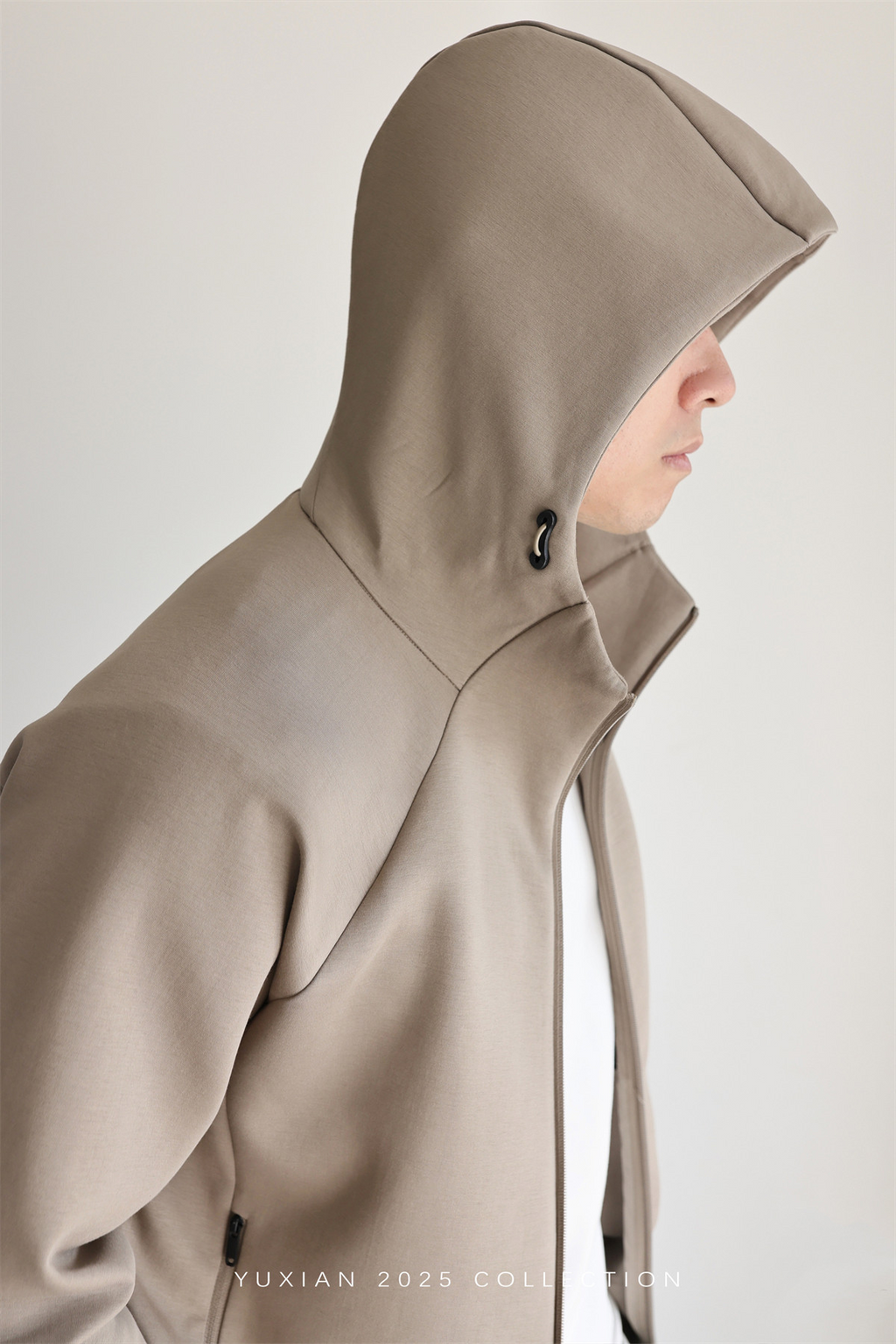 MONSEN Suitory Zero-Pressure Airfeel Cotton Hooded Zip Jacket product image