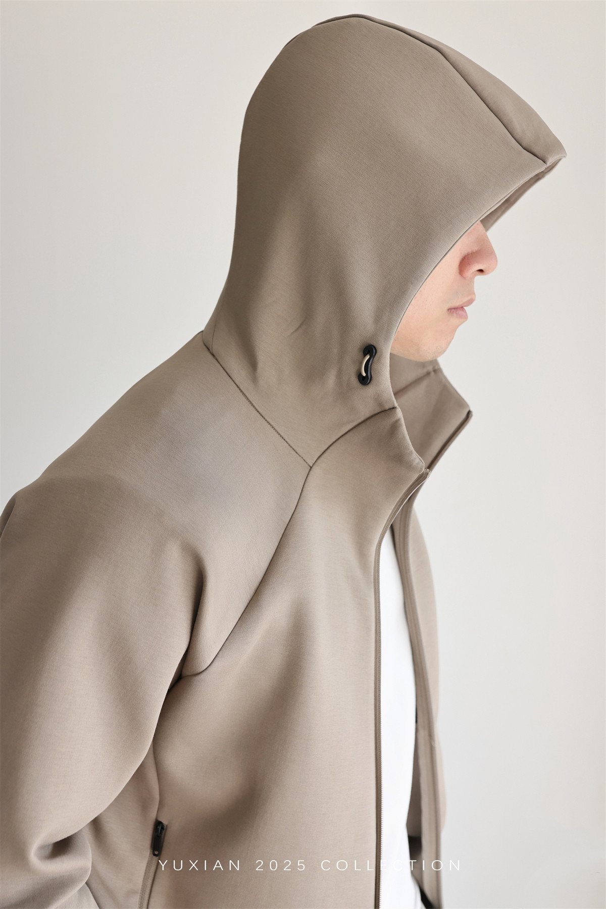 MONSEN Suitory Zero-Pressure Airfeel Cotton Hooded Zip Jacket product image
