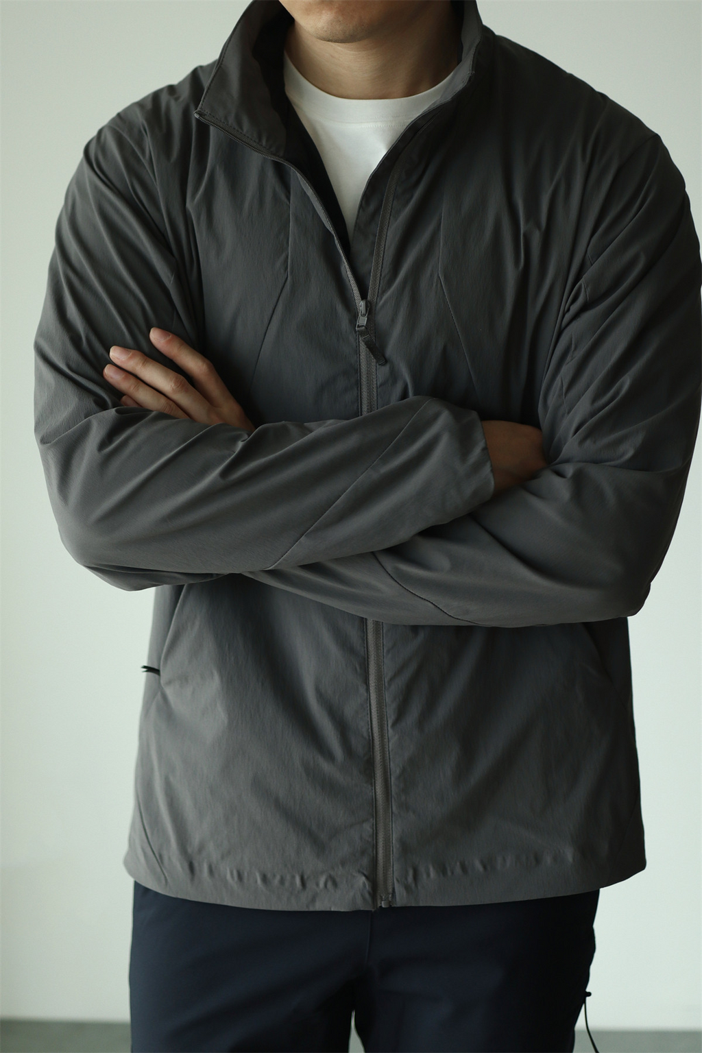 MONSEN Suitory Lightweight Windproof Twill Stand-Collar Jacket product image