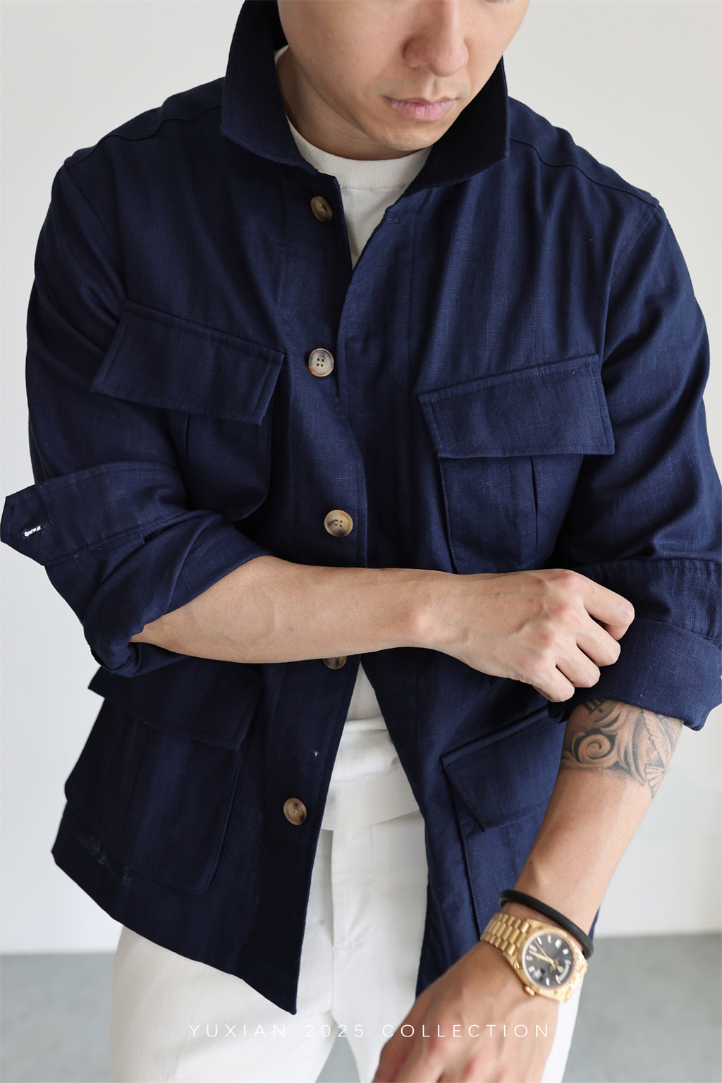 MONSEN Suitory Ramie-Cotton M42 Safari Jacket product image