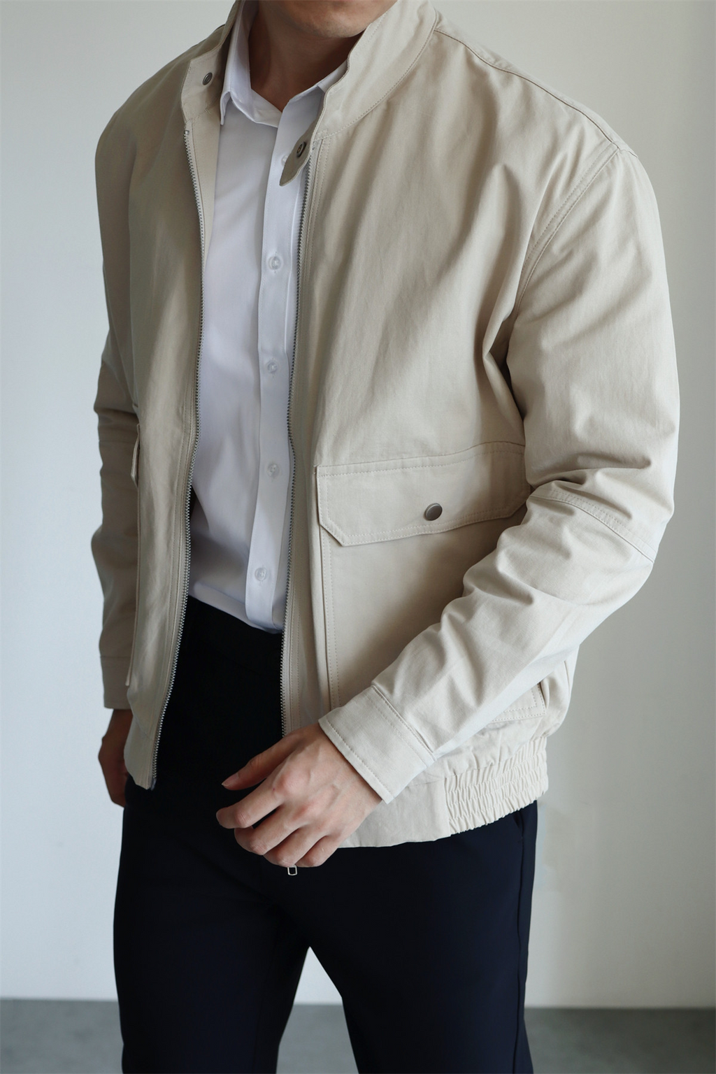 MONSEN Suitory G9 Harrington Washed Cotton Jacket product image