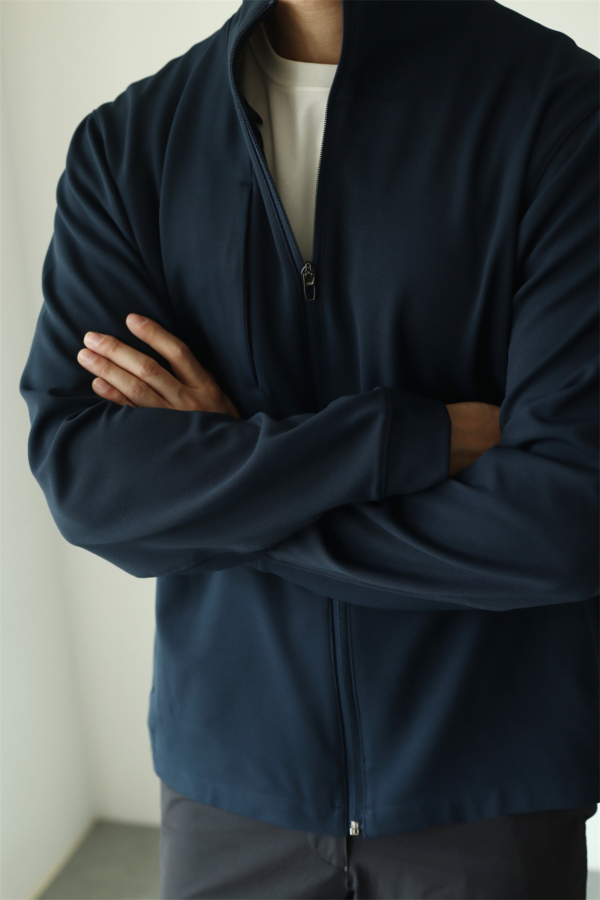 MONSEN Suitory 4-Way Stretch Stand-Collar Outerwear Jacket in Performance Blend product image