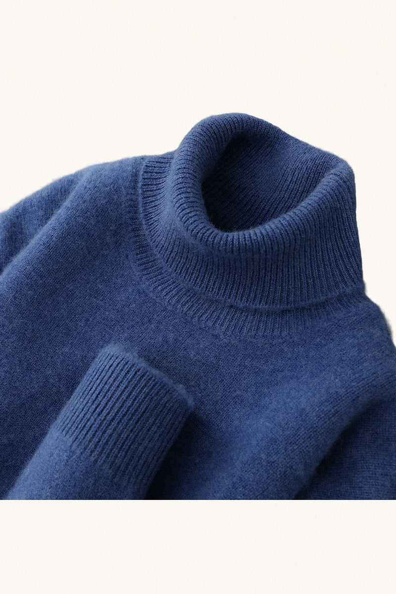 MONSEN Suitory 100% Wool Turtleneck Sweater 1 product image