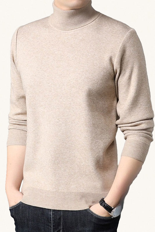 MONSEN Suitory 100% Wool Turtleneck Sweater product image