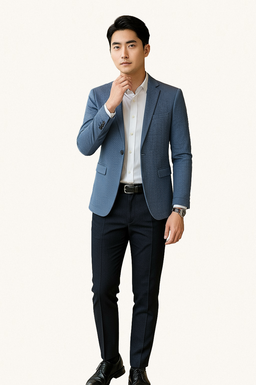 MONSEN Suitory Non-Iron Korean Style Blazer in Performance Blend product image