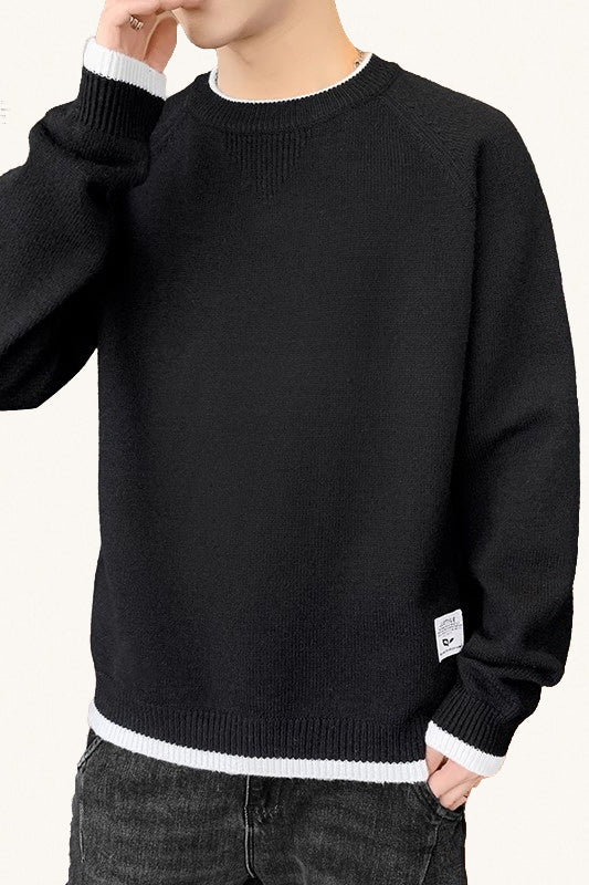 MONSEN Suitory Fleece-Lined Contrast Knit AW25 product image