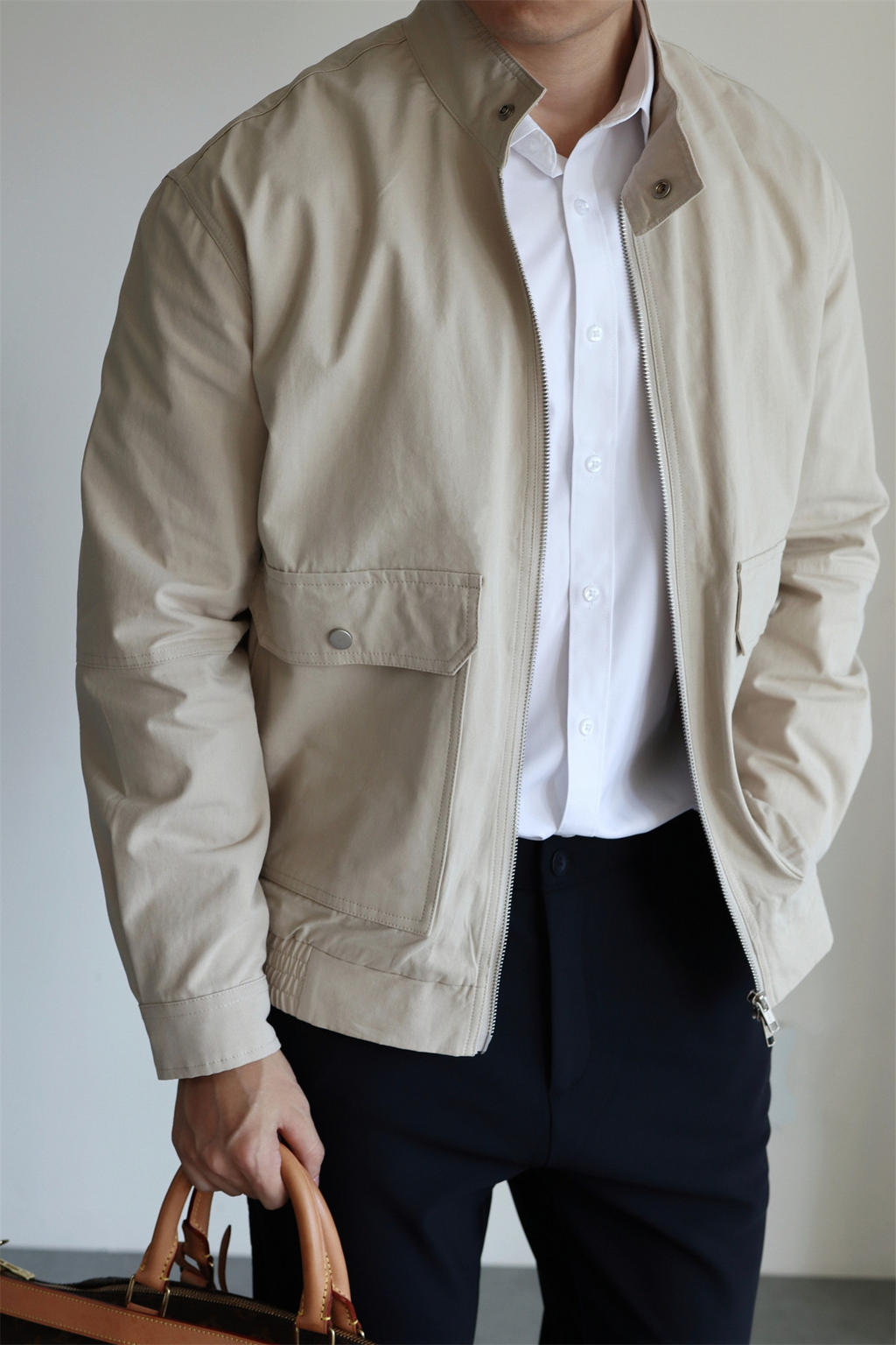 MONSEN Suitory G9 Harrington Washed Cotton Jacket product image