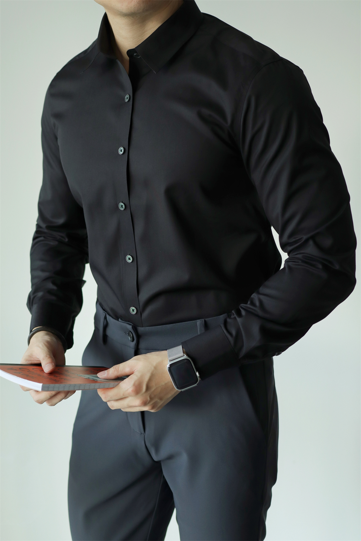 MONSEN Suitory Bamboo-Fiber Non-Iron Shirt in Bamboo Blend product image